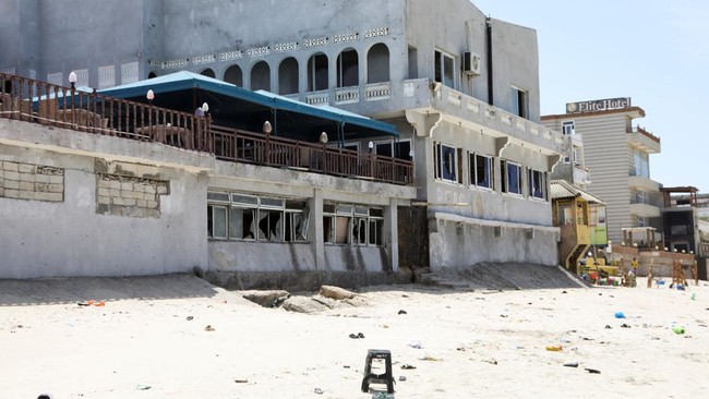 FOTO: Teror Ngeri Bom Bunuh Diri di Somalia