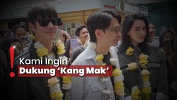 Tiba di Jakarta, Mario Maurer-Davika Disambut Antusias oleh Fans