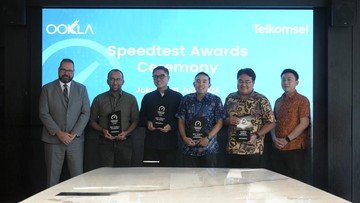 Telkomsel Raih Ookla Speedtest Awards sebagai Best Mobile Network