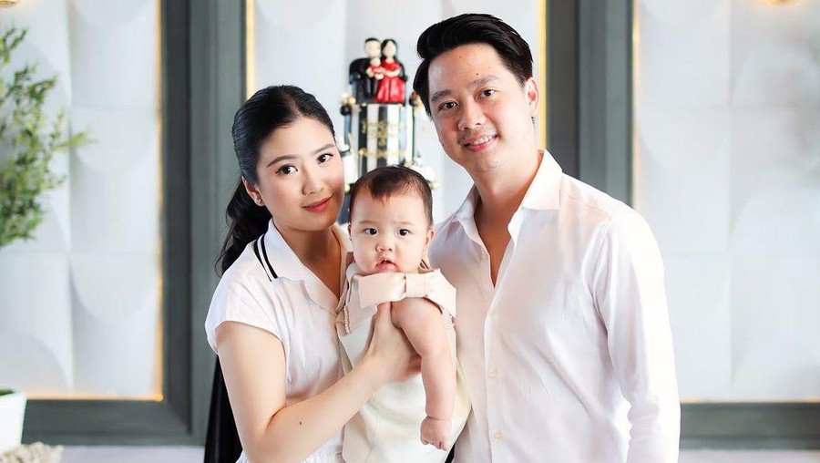 Valencia Tanoe Baptis Anak sekaligus Rayakan Ultah Kevin Sanjaya