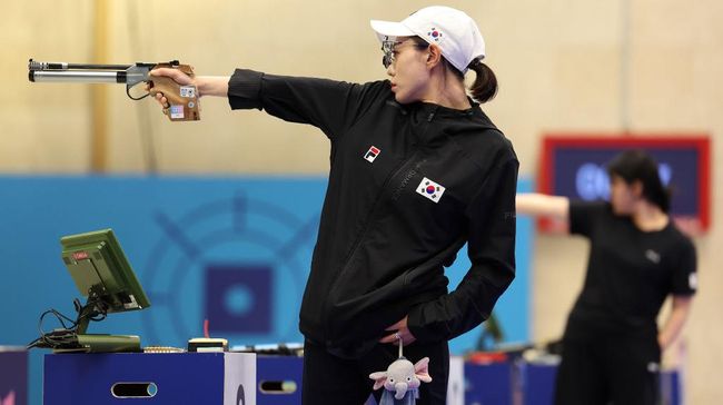 Potret Kim Ye Ji, Atlet Menembak Asal Korea Selatan yang Tampil Badass di Olimpiade Paris 2024