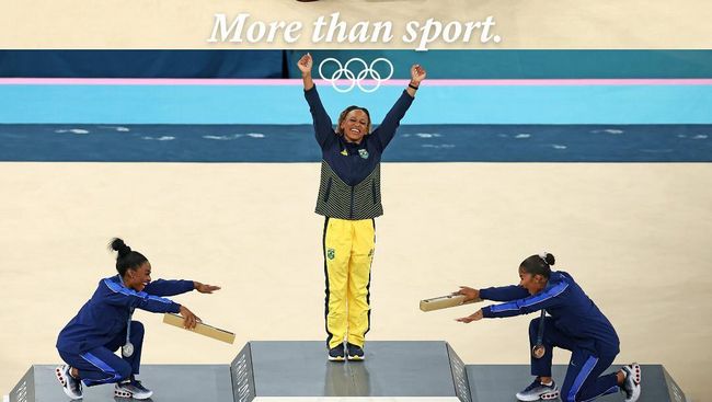 Pecah Rekor! Ketiga Medali Olimpiade Cabor Gymnastic Dimenangkan Perempuan Kulit Hitam