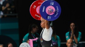 Eko Yuli Irawan Olimpiade 2024. NOC Indonesia/Wahyu Putro A/ANTARA