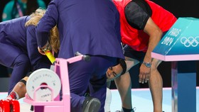 FOTO: Perjuangan Eko Yuli di Tengah Cedera di Olimpiade 2024