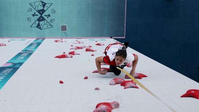 Desak Made Rita Kusuma Dewi buka-bukaan setelah panjat tebing putri Indonesia gagal meraih medali Olimpiade Paris 2024, Rabu (7/8).
