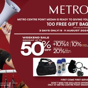 Warga Medan Merapat! Metro Departement Store Hadirkan Sederet Penawaran Menarik dan Hadiah Untukmu