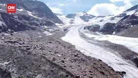 VIDEO: Gletser 'Dei Forni' Alpen Mencair Akibat Perubahan Iklim