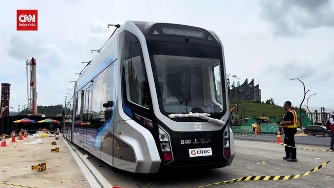 VIDEO: Potret Kereta Tanpa Rel yang Mulai Diuji Coba di IKN Nusantara