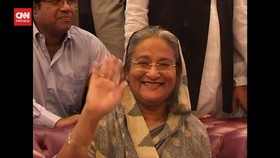 VIDEO: Ditolak India,  Eks PM Sheikh Hasina Kabur ke Eropa