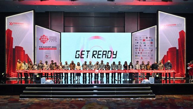 IndoBuildTech Expo Part2-2024 Resmi Dibuka, Bawa Brand Ternama Dunia