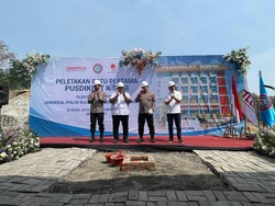 Kapolri Letakkan Batu Pertama Pembangunan Pusdiklat KSPSI