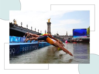 Hal yang Mungkin Dialami Atlet Triathlon Olimpiade usai Berenang di Sungai Seine