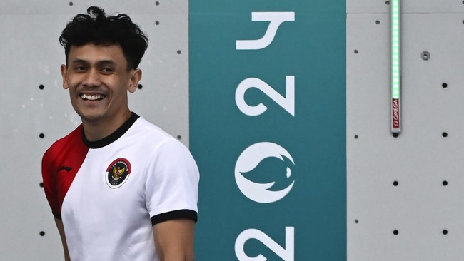 Veddriq Leonardo sempat 'diculik' sebelum meraih medali emas Olimpiade Paris 2024 dari cabang panjat tebing nomor speed putra, Kamis (8/8).