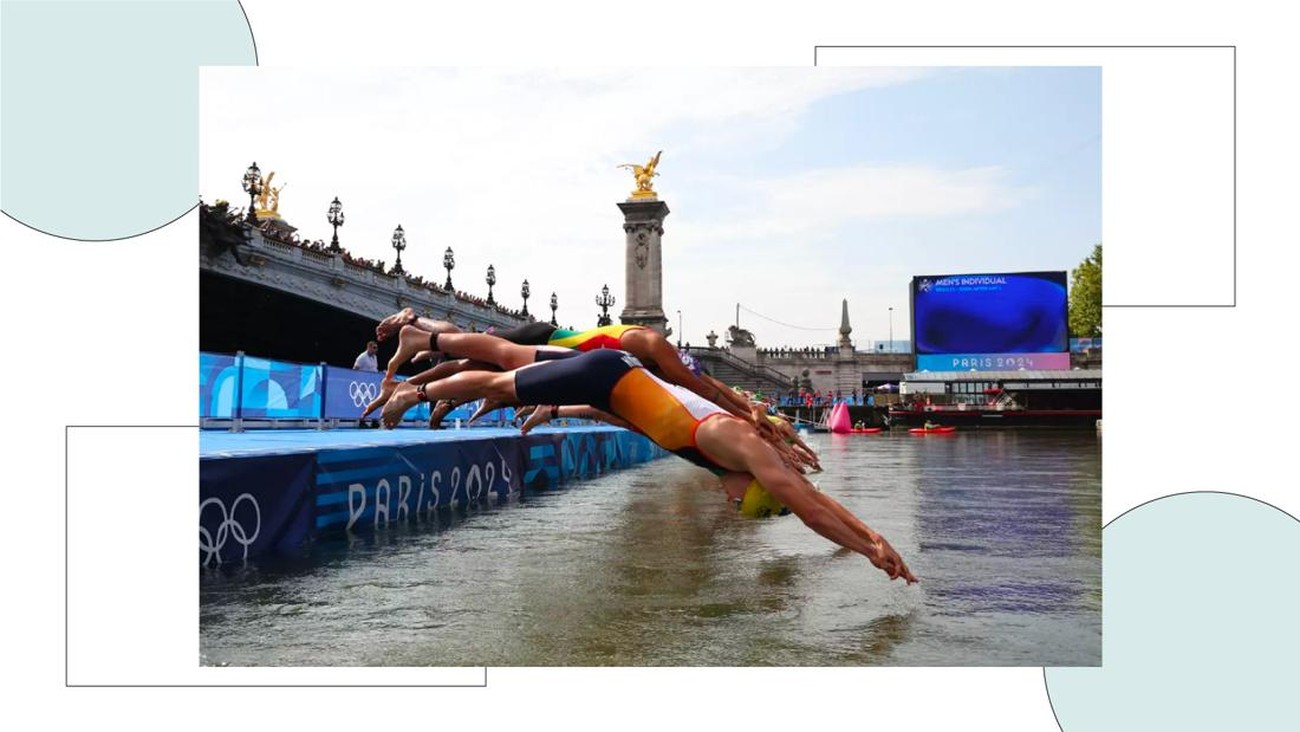 Hal yang Mungkin Dialami Atlet Triathlon Olimpiade usai Berenang di Sungai Seine