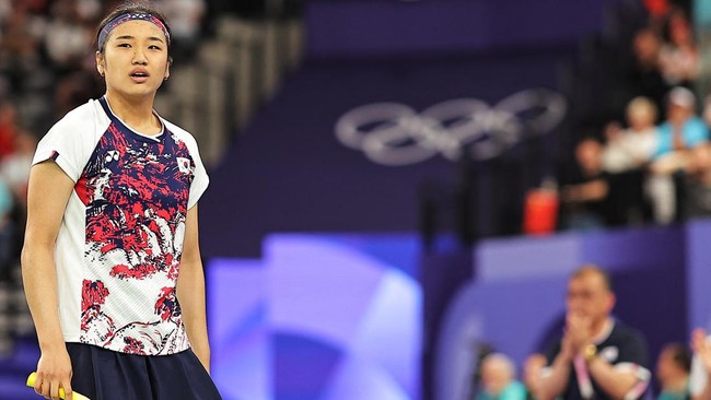 An Se Young jadi runner up Denmark Open 2024 usai kalah 10-21, 12-21 dari Wang Zhi Yi di Arena Fyn, Minggu (20/10).