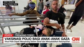 Vaksinasi Polio bagi Anak-Anak Gaza