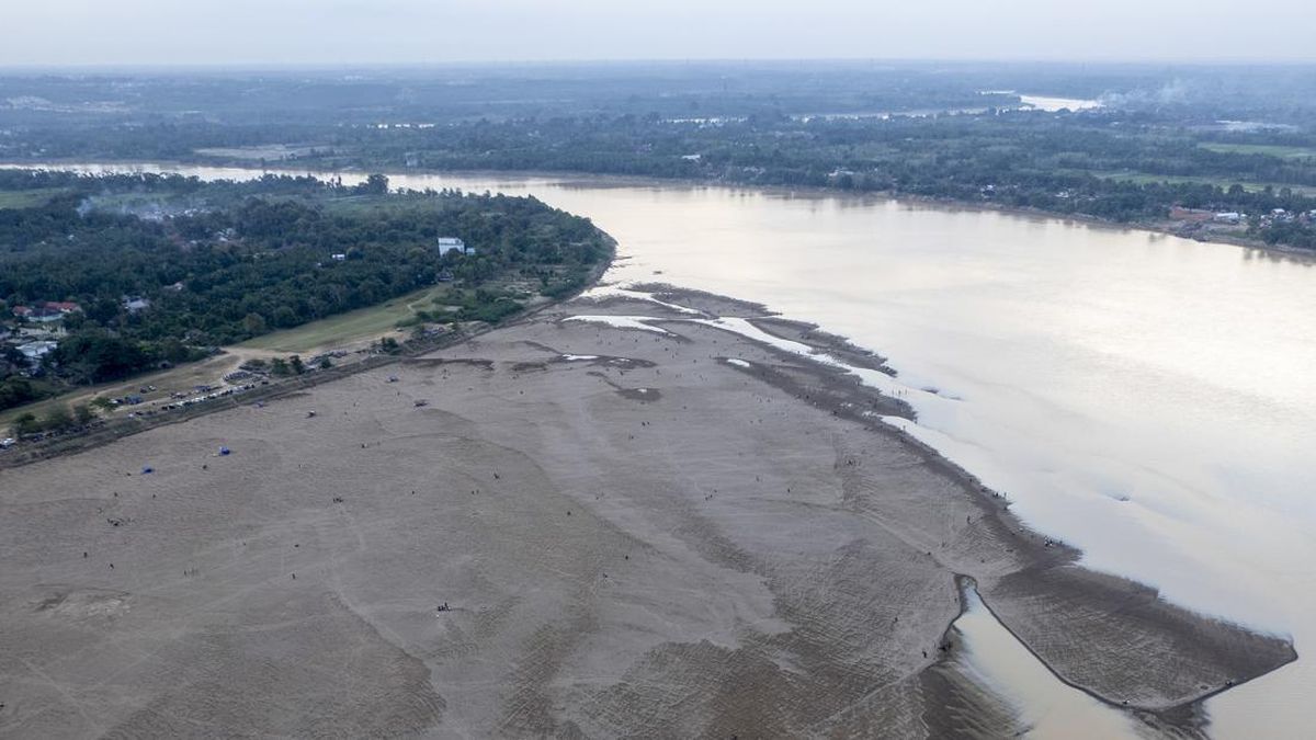 FOTO: Sungai Batanghari Merindukan Hujan