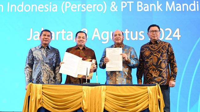 Perkuat Kemitraan Strategis, Bank Mandiri Dukung Pelindo Kuasai Laut