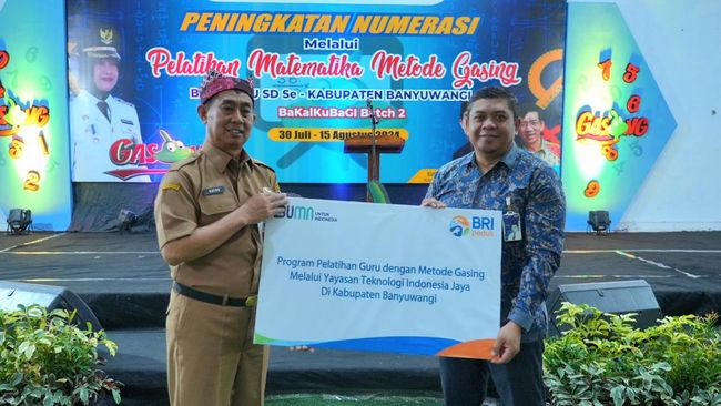 BRI Ajak Guru SD Kabupaten Banyuwangi Ikut Pelatihan Metode Gasing