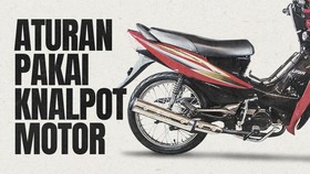 INFOGRAFIS: Aturan Pakai Knalpot Motor