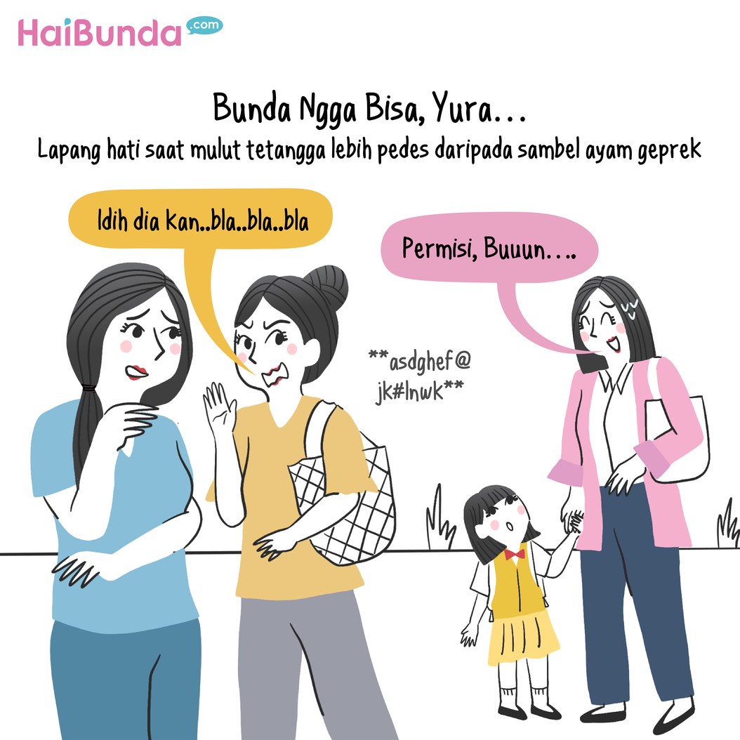 Enggak bisa, Yura. Bubun akhirnya ikut tren curhat Yura Yunita saat menghadapi Si Kakak, suami, hingga tetangga. Nah, apa yang enggak bisa versi Bunda?