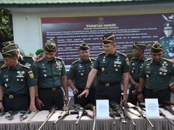 56 Senjata Api Ilegal di Palembang Dimusnahkan, Banyak Laras Panjang