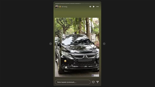 Rizki Juniansyah, atlet angkat besi peraih emas angkat besi di Olimpiade 2024 Paris juga gemar mengendarai SUV.
