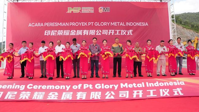 Produsen 1,2 Juta Ton Baja Antikarat Kini Hadir di Kawasan IMIP