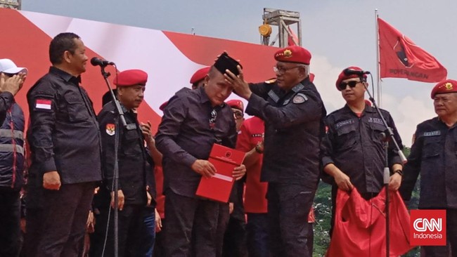 Setelah resmi mendapat dukungan di Pilgub Sumut, Edy Rahmayadi kini juga menjadi keluarga besar PDIP.