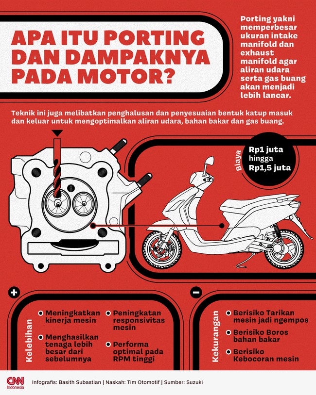Porting memiliki dampak positif dan negatif.