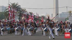 Bendera Pusaka-Naskah Proklamasi Dikirab Kembali ke Jakarta dari IKN