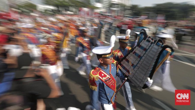 FOTO: Kirab Bendera Pusaka dan Naskah Teks Proklamasi ke IKN