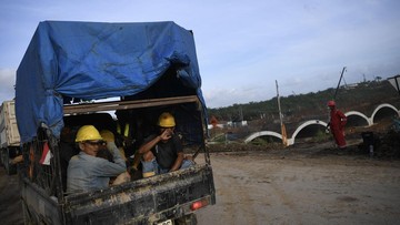 FOTO: Persiapan Upacara HUT RI, Proyek IKN Dihentikan Sementara