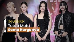 Tetep Imut! Serba Hitam Gaya BLACKPINK di Premier Film Konser
