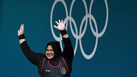 FOTO: Aksi Nurul Akmal, Langkah Penutup Indonesia di Olimpiade 2024