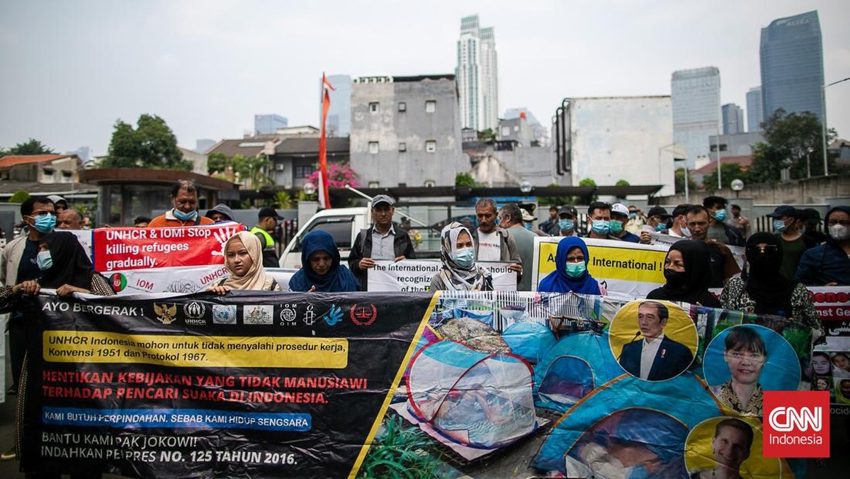 FOTO: Hitam Putih Harapan Pencari Suaka