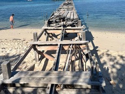 Kena Sidak Pungli, Pemilik Bongkar Dermaga Pulau Kanawa Labuan Bajo