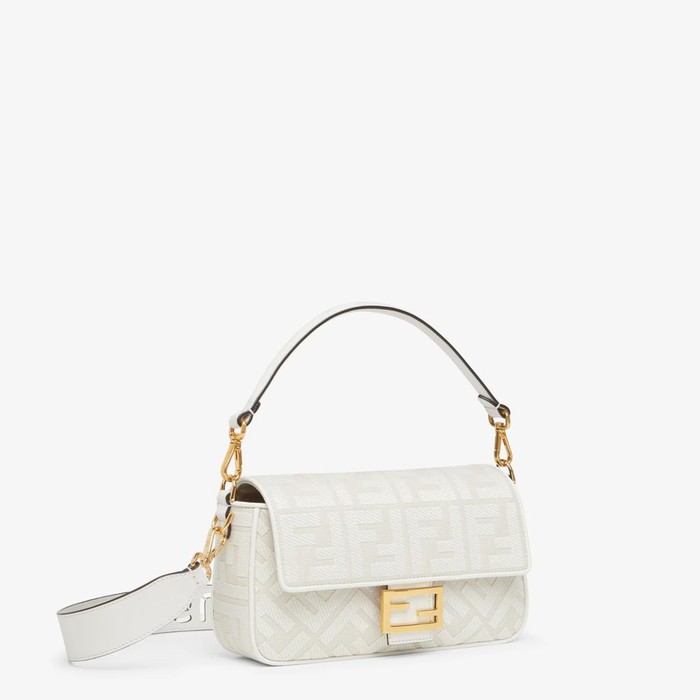 Fendi Baguette FF Canvas Bag Fendi Baguette FF Canvas Bag