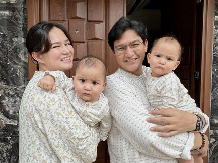 7 Potret Anak Kembar Masayu Clara Sangat Ekspresif, Sukses Bikin Gemas