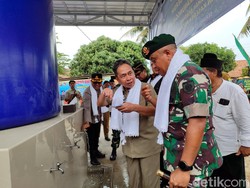 Pangkostrad Resmikan Penampungan Air di Pesisir Serang: Tolong Dijaga