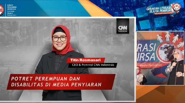 Pemimpin Redaksi CNN Indonesia Titin Rosmasari mengungkapkan peran penting perempuan dalam lembaga penyiaran.