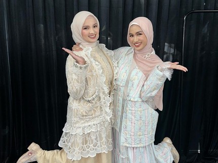 Tampil Beda, 7 Potret Cantik Sabrina Anggraini dan Xaviera Putri Jadi Model Catwalk
