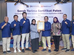 Bukit Asam Terima Hak Paten Aplikasi CISEA & Lahan Basah Buatan Terapung