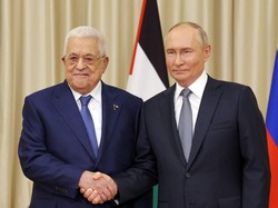 Bertemu Mahmoud Abbas di Moskow, Putin Prihatin Kondisi Rakyat Palestina