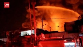 VIDEO: Penampakan Kebakaran di Permukiman Manggarai
