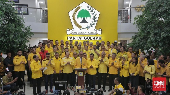 Golkar bakal menggelar munaslub untuk memilih ketua umum definitif pada 20 Agustus 2024. Sepekan sebelum pendaftaran Pilkada 2024.