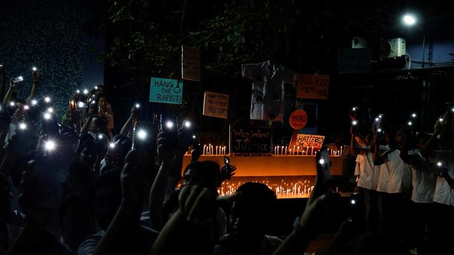 FOTO: Demo Ribuan Nakes India Gegara Dokter Magang Diperkosa-Dibunuh