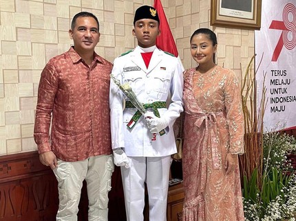 5 Anak Artis Jadi Anggota Paskibraka 17 Agustus Tingkat Kota hingga Istana Negara