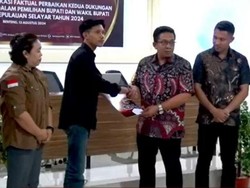 Verifikasi Tuntas, Rahman-Marowa Penuhi Syarat Dukungan Maju Pilkada Selayar