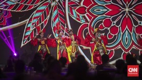 FOTO: Haru Nan Membuncah di CNN Indonesia Awards 2024 Semarang